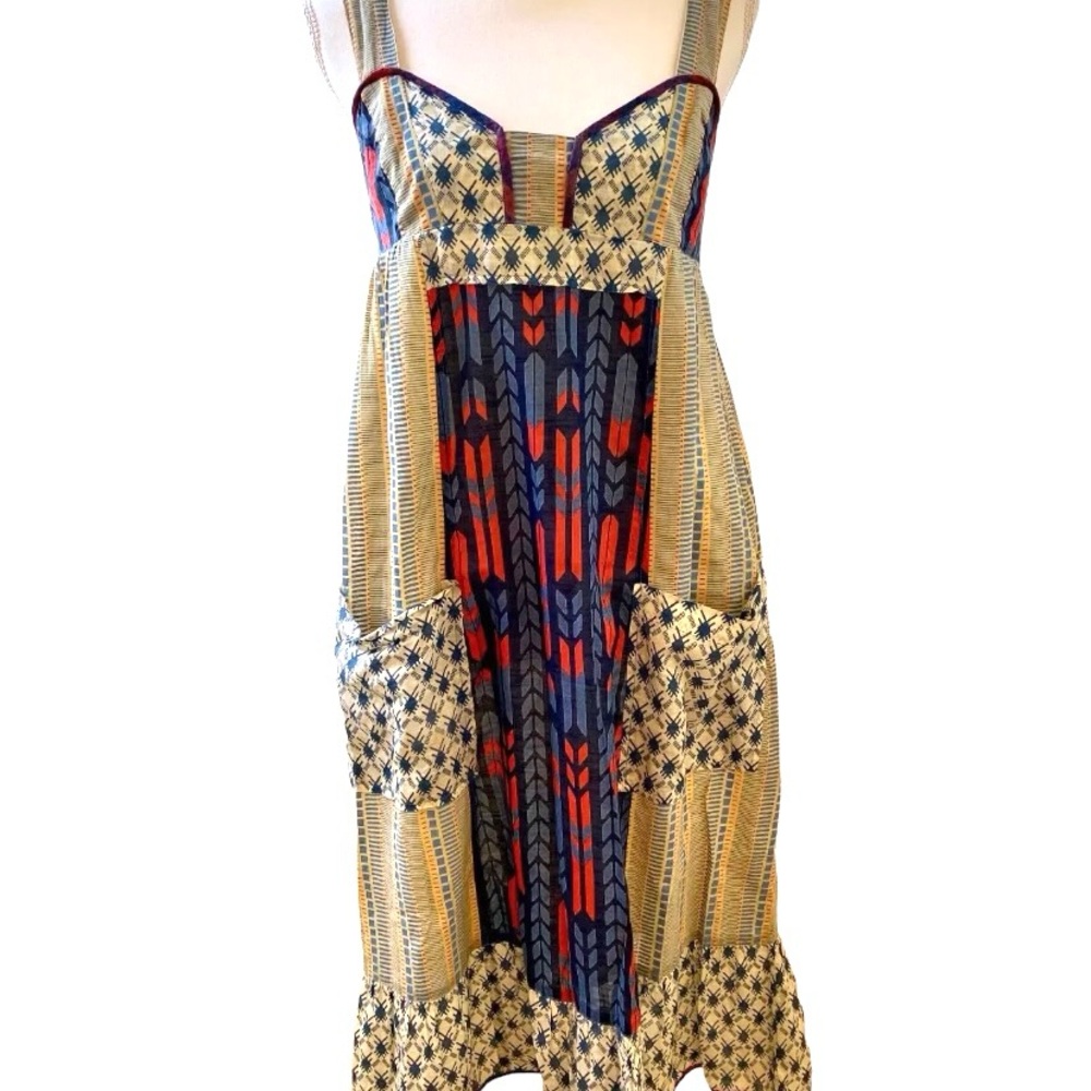 Lux Bohemian Peasant Dress Size, Size 4